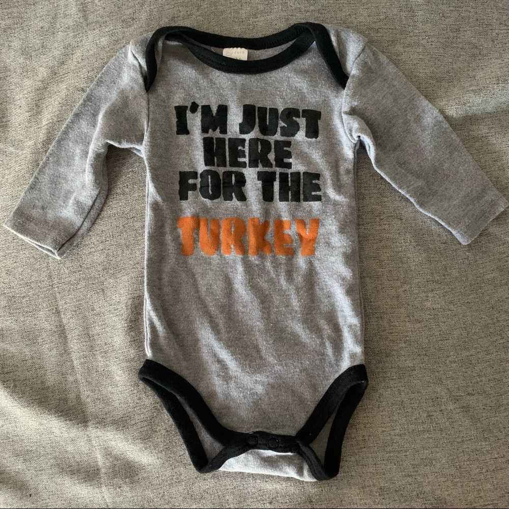 Modern Baby Thanksgiving Onesie - 3/6 months